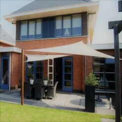 Voile D'ombrage Triangle Coolfit 500x500x500cm Crème - NESLING 5 Voile D'ombrage Triangle Coolfit 500x500x500cm Crème - NESLING -Mobilier De Jardin voile d ombrage triangle coolfit 500x500x500cm creme nesling 2